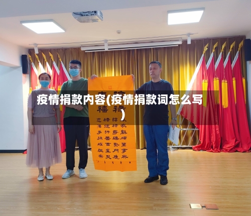 疫情捐款内容(疫情捐款词怎么写)-第2张图片