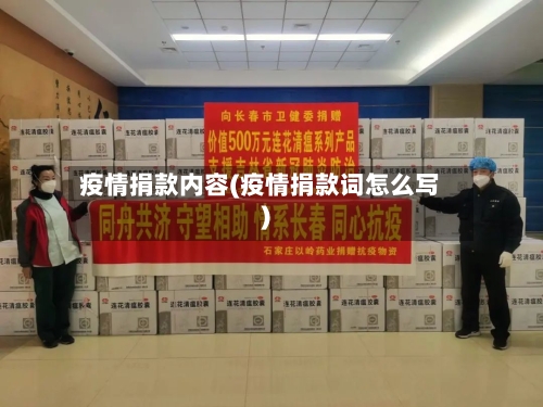 疫情捐款内容(疫情捐款词怎么写)