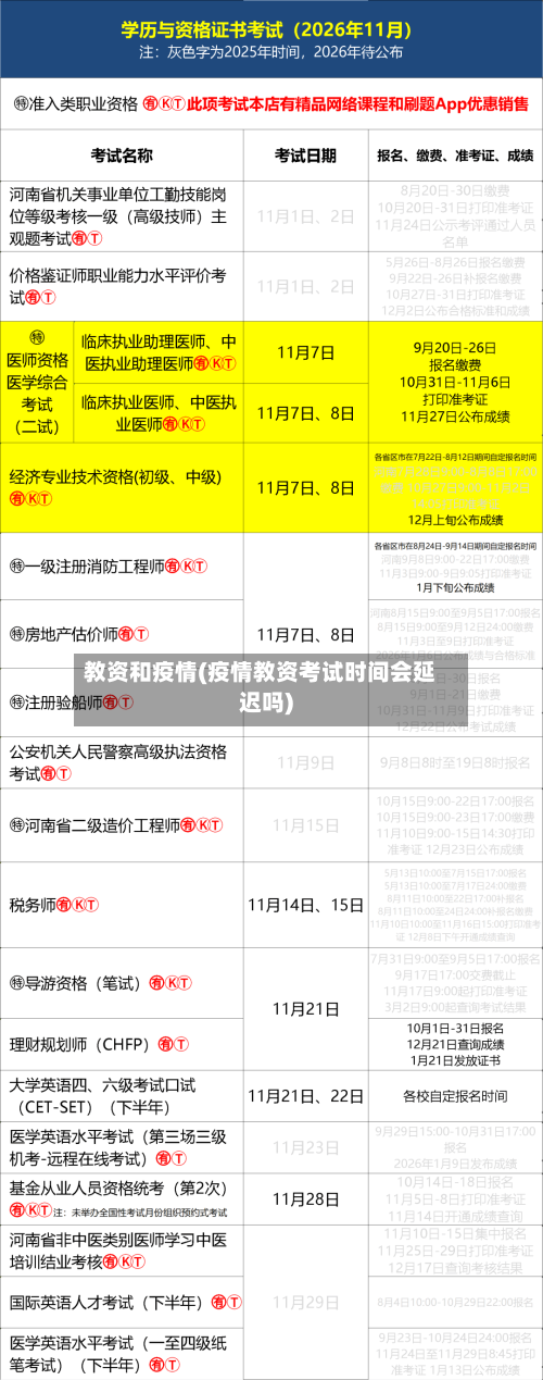 教资和疫情(疫情教资考试时间会延迟吗)-第2张图片