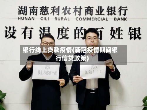 银行线上贷款疫情(新冠疫情期间银行信贷政策)-第2张图片