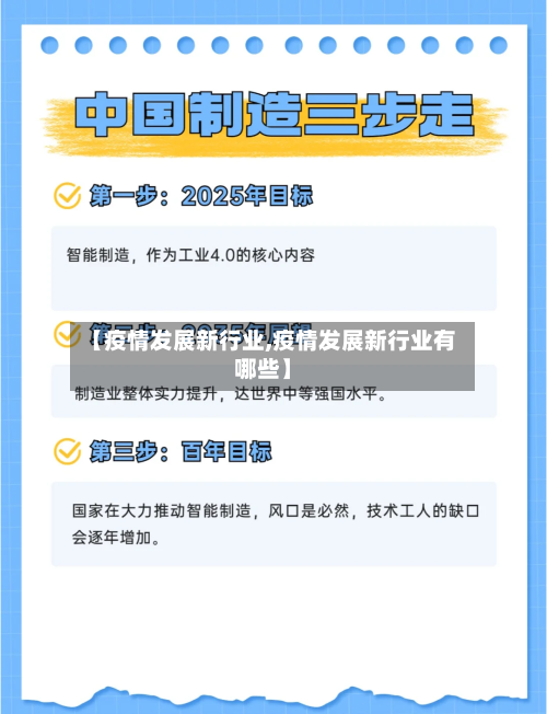 【疫情发展新行业,疫情发展新行业有哪些】
