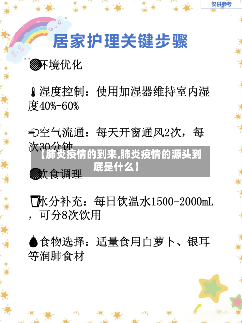 【肺炎疫情的到来,肺炎疫情的源头到底是什么】