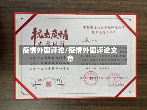 疫情外国评论/疫情外国评论文章-第2张图片