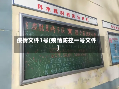 疫情文件1号(疫情防控一号文件)-第3张图片