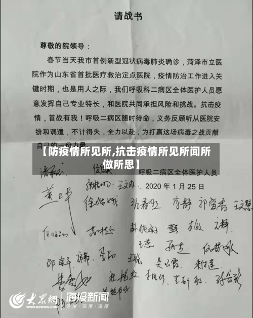 【防疫情所见所,抗击疫情所见所闻所做所思】