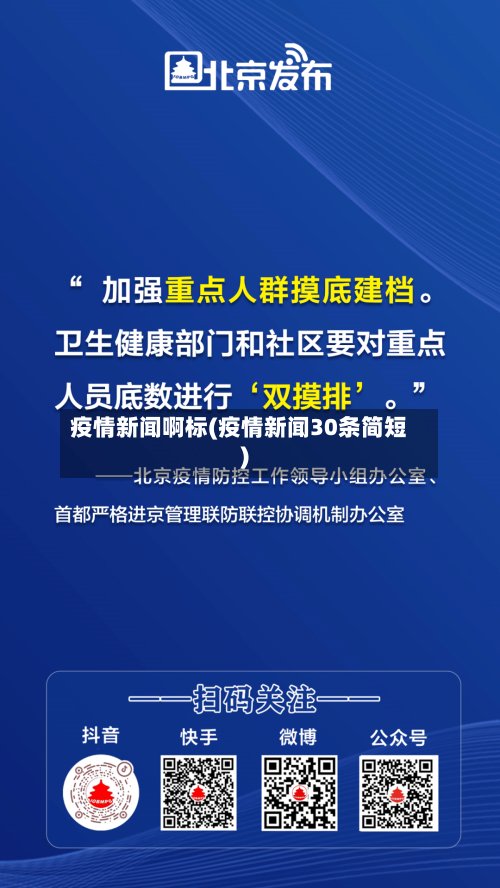 疫情新闻啊标(疫情新闻30条简短)