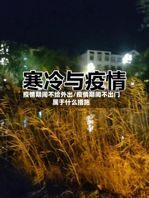 疫情期间不给外出/疫情期间不出门属于什么措施-第2张图片