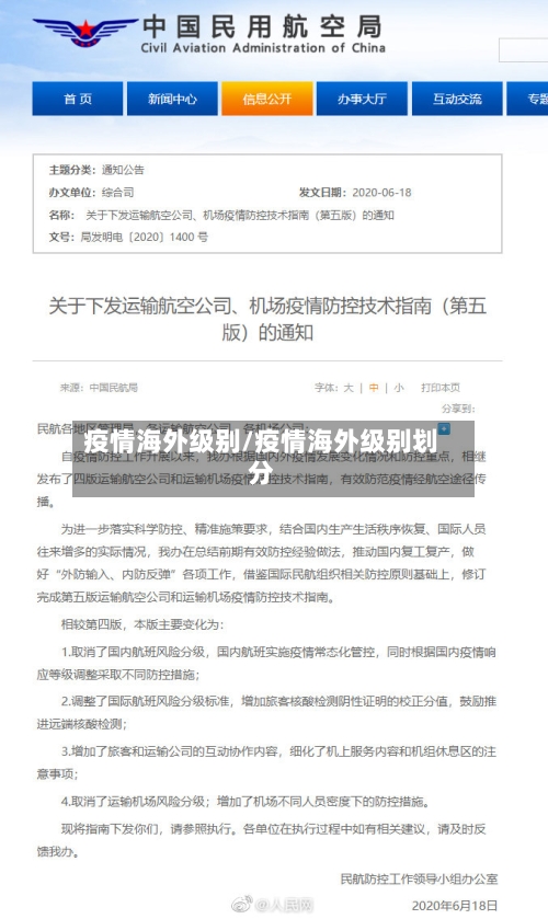 疫情海外级别/疫情海外级别划分-第2张图片